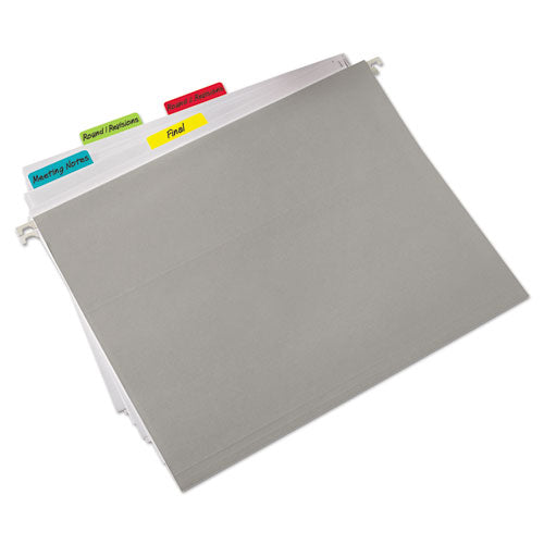 2" And 3" Tabs, 1-5-cut Tabs, Assorted Colors, 2" Wide, 24-pack