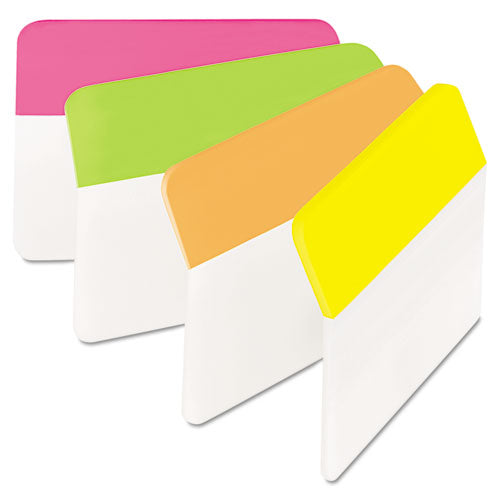 2" Angled Tabs, 1-5-cut Tabs, Assorted Brights, 2" Wide, 24-pack