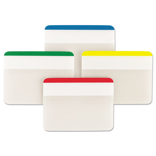 2" And 3" Tabs, Lined, 1-5-cut Tabs, Assorted Primary Colors, 2" Wide, 24-pack