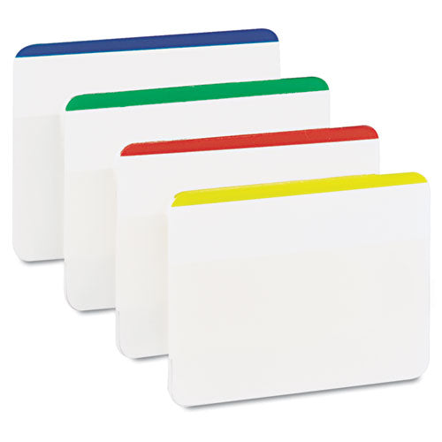 2" And 3" Tabs, Lined, 1-5-cut Tabs, Assorted Primary Colors, 2" Wide, 24-pack