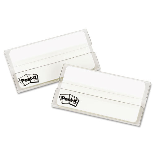 2" And 3" Tabs, 1-3-cut Tabs, White, 3" Wide, 50-pack