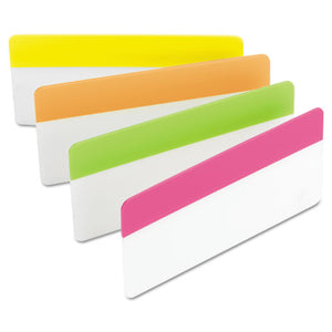 2" And 3" Tabs, 1-3-cut Tabs, Assorted Brights, 3" Wide, 24-pack