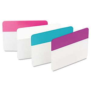 2" And 3" Tabs, 1-5-cut Tabs, Assorted Pastels, 2" Wide, 24-pack