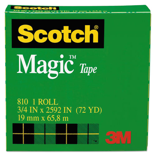 Magic Tape Refill, 3" Core, 0.75" X 72 Yds, Clear