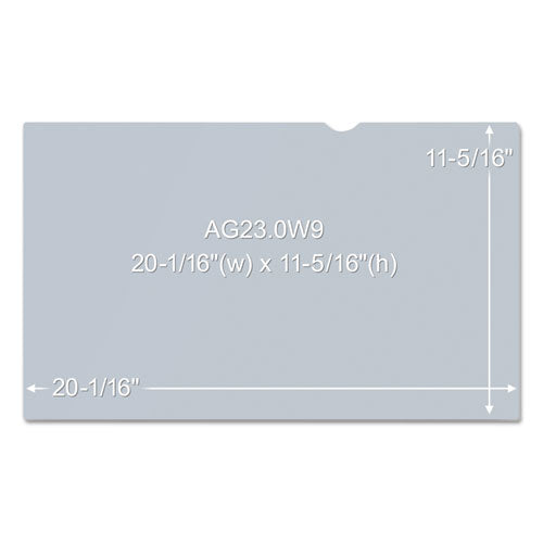 Antiglare Frameless Filter For 23" Widescreen Monitor, 16:9 Aspect Ratio