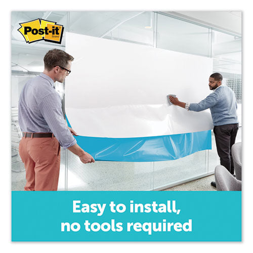 Dry Erase Surface With Adhesive Backing, 96" X 48", White