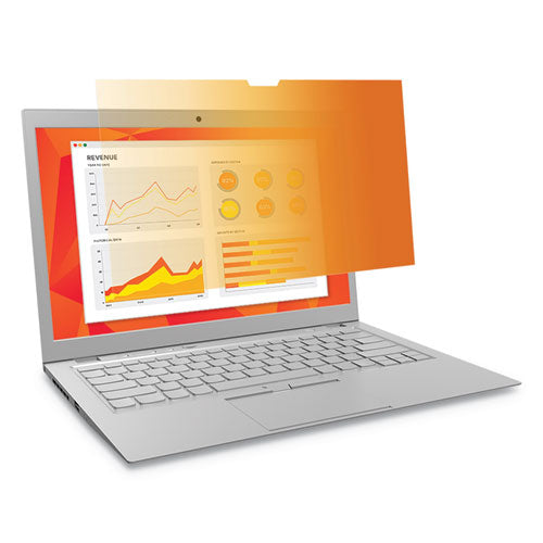 Gold Frameless Privacy Filter For 15.4" Widescreen Touch Macbook Pro, 16:10 Aspect Ratio