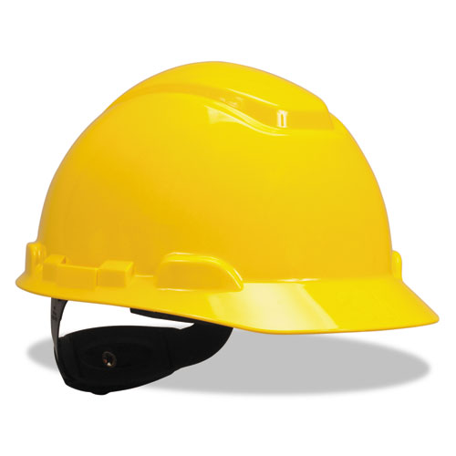 H-700 Series Hard Hat With Four Point Ratchet Suspension, Vented, White