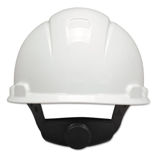 H-700 Series Hard Hat With Four Point Ratchet Suspension, Vented, White
