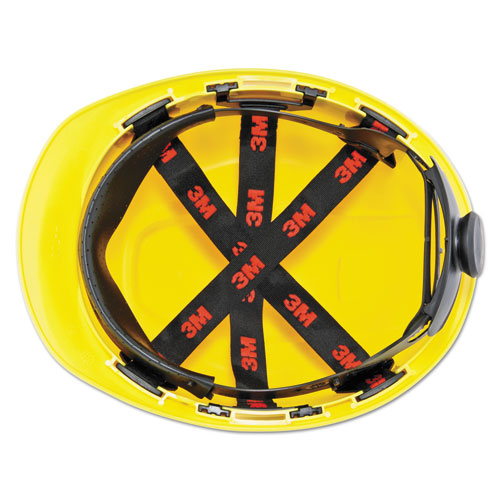 H-700 Series Hard Hat With Four Point Ratchet Suspension, Yellow