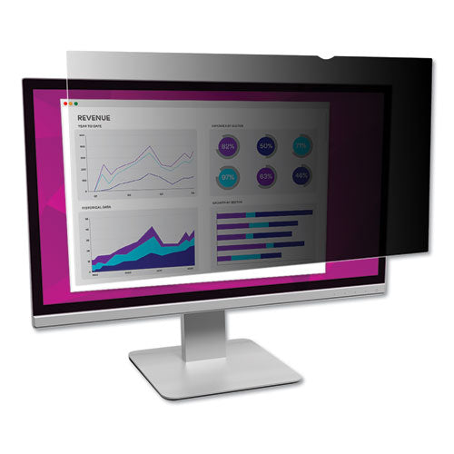 High Clarity Privacy Filter For 24" Widescreen Monitor, 16:10 Aspect Ratio