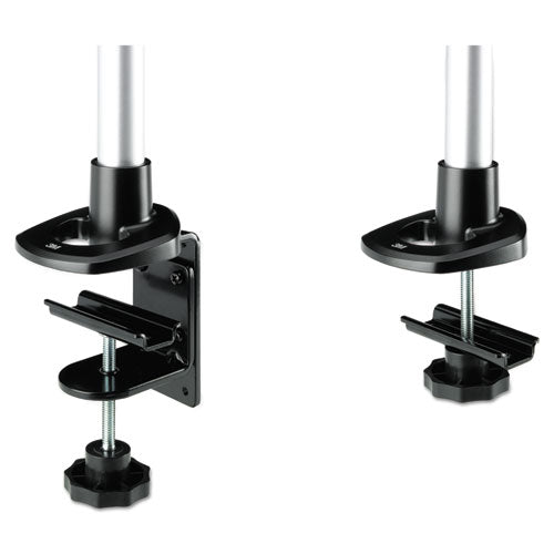 Dual-swivel Monitor Arm, 4.5w X 19.5d X 18.5h, Black-gray