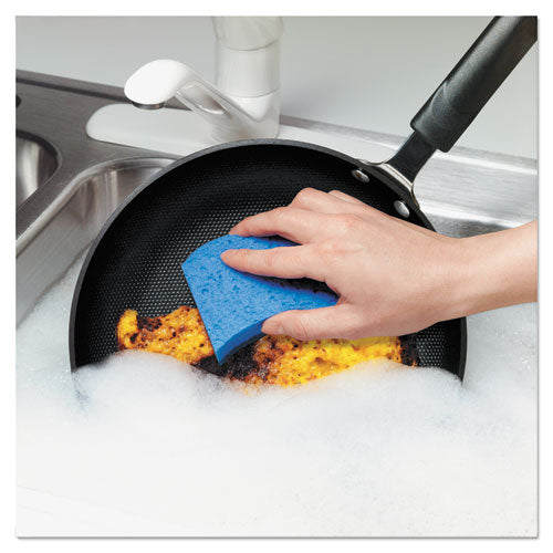 Non-scratch Multi-purpose Scrub Sponge, 4 2-5 X 2 3-5, Blue, 3-pack