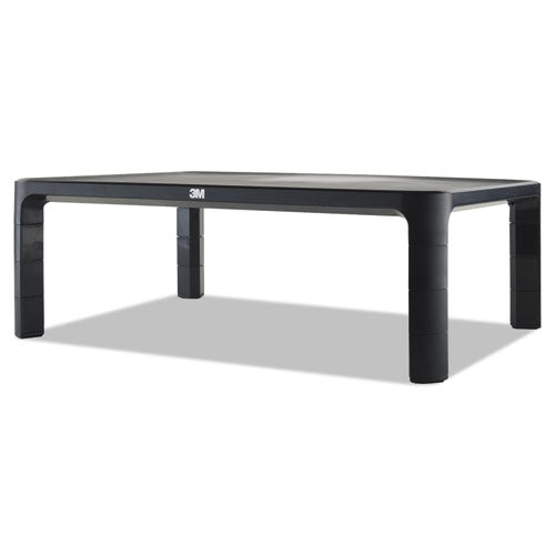 Adjustable Monitor Stand, 16 X 12 X 1 3-4 To 5 1-2, Black