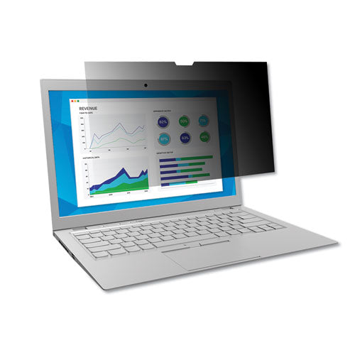 Frameless Blackout Privacy Filter For 14.1" Widescreen Laptop, 16:10 Aspect Ratio