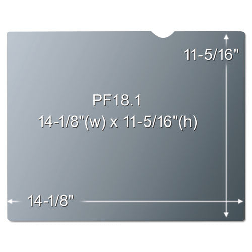 Frameless Blackout Privacy Filter For 18.1" Monitor