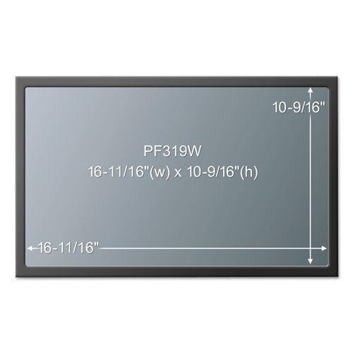 Framed Desktop Monitor Privacy Filter For 18.4" To 19" Widescreen Lcd, 16:10