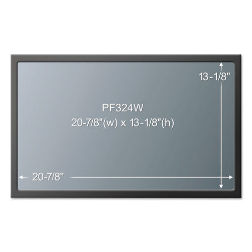 Framed Desktop Monitor Privacy Filter For 23.6" To 24" Widescreen Lcd, 16:10