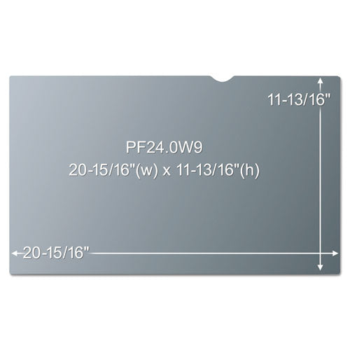 Frameless Blackout Privacy Filter For 24" Widescreen Monitor, 16:9 Aspect Ratio