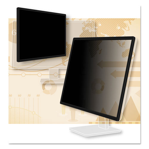 Frameless Blackout Privacy Filter For 27" Widescreen Monitor, 16:9 Aspect Ratio