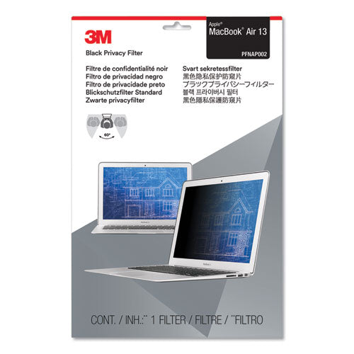 Frameless Blackout Privacy Filter For 13.3" Widescreen Macbook Air, 16:10 Aspect Ratio