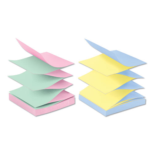 Original Pop-up Refill, Alternating Cape Town Colors, 3 X 3, 100-sheet, 12-pack
