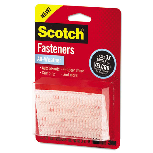 Extreme Fasteners, 1" X 3", Clear, 2-pack
