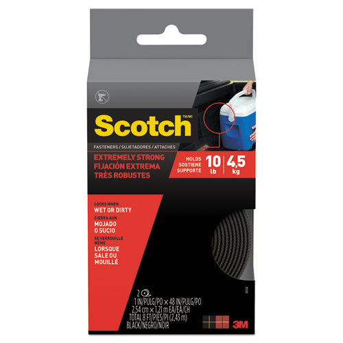 Extreme Fasteners, 1" X 3", Clear, 2-pack