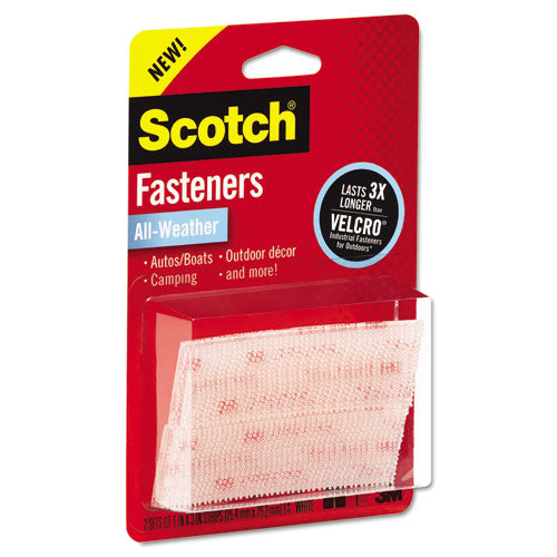 Extreme Fasteners, 1" X 3", Clear, 2-pack