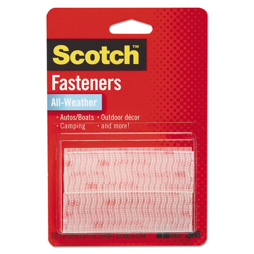 Extreme Fasteners, 1" X 3", Clear, 2-pack