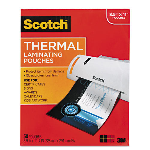 Laminating Pouches, 5 Mil, 5" X 7", Gloss Clear, 20-pack