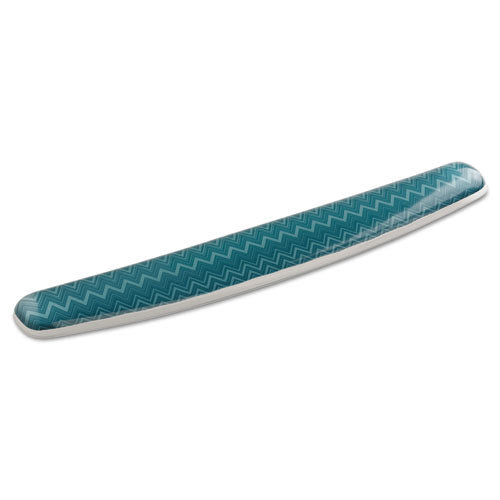 Fun Design Clear Gel Keyboard Wrist Rest, Daisy Design
