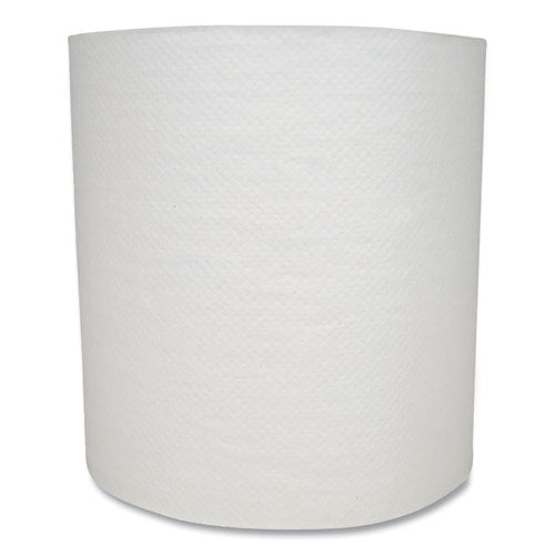 Morsoft Universal Roll Towels, 1-ply, 8" X 700 Ft, White, 6 Rolls-carton