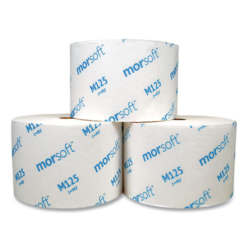 Small Core Bath Tissue, Septic Safe, 1-ply, White, 2500 Sheets-roll, 24 Rolls-carton