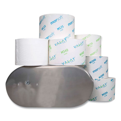 Small Core Bath Tissue, Septic Safe, 1-ply, White, 3.9" X 4", 2000 Sheets-roll, 24 Rolls-carton