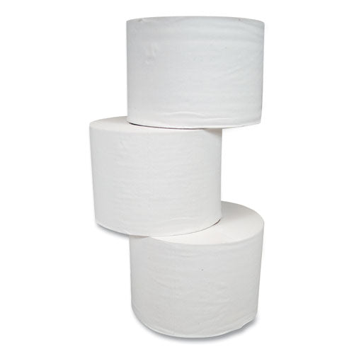 Morsoft Controlled Bath Tissue, Septic Safe, 2-ply, White, Band-wrapped, 500 Sheets-roll, 24 Rolls-carton
