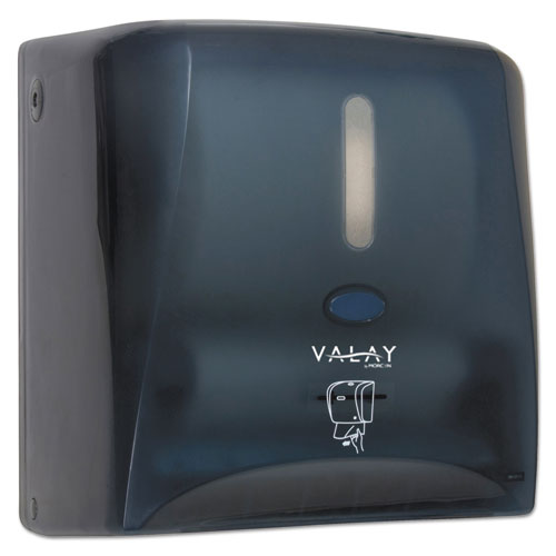 Valay 10 Inch Roll Towel Dispenser , 13 1-4 X 14 1-4 X 9, Black