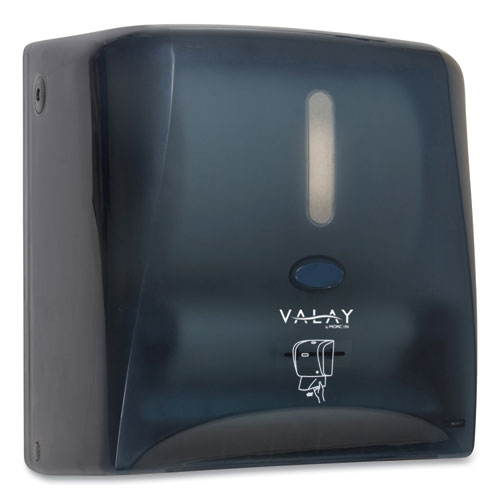 Valay 10 Inch Roll Towel Dispenser , 13 1-4 X 14 1-4 X 9, Black