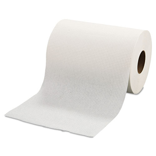 Morsoft Universal Roll Towels, 8" X 350 Ft, White, 12 Rolls-carton