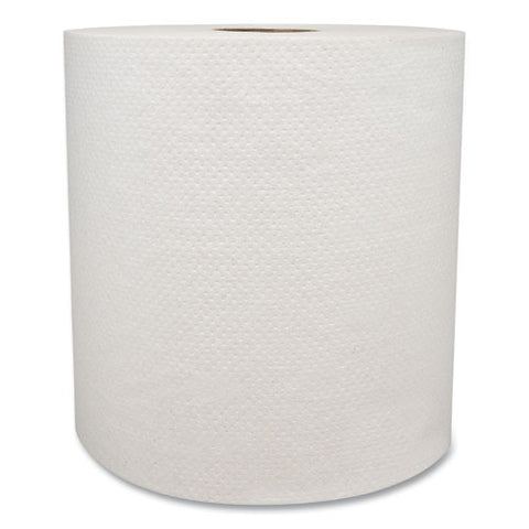 Morsoft Universal Roll Towels, 8" X 800 Ft, White, 6 Rolls-carton