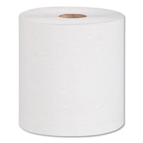 Hardwound Roll Paper Towels, 1-ply, 7 7-8" X 600ft, 12 Rolls-pack,12 Pack-carton