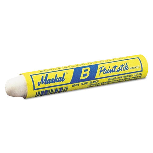 Paintstik B Marker, White, 3-8"