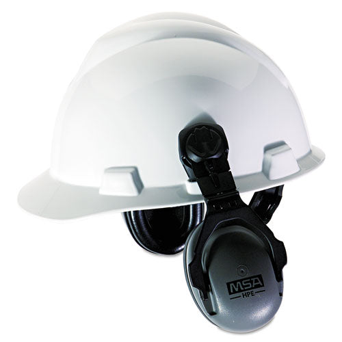 Hpe Cap-mounted Earmuffs, 27nrr, Gray-black