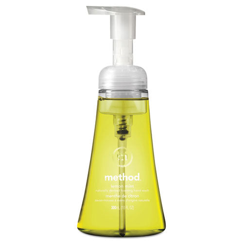 Foaming Hand Wash, Lemon Mint, 10 Oz Pump Bottle, 6-carton