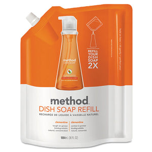 Dish Soap Refill, Clementine Scent, 36 Oz Pouch