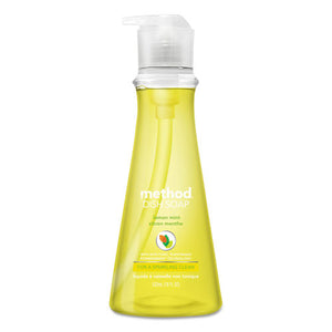 Dish Soap, Lemon Mint, 18 Oz Pump Bottle, 6-carton