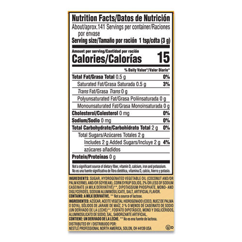 Non-dairy Powdered Creamer, Hazelnut, 15 Oz Canister, 12-carton