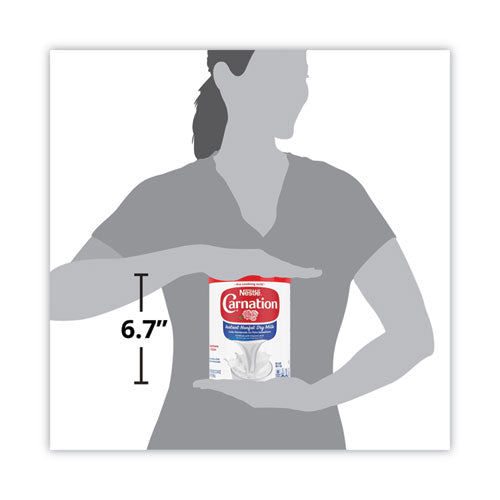 Instant Nonfat Dry Milk, Unsweetened, 22.75 Oz Canister, 4-carton