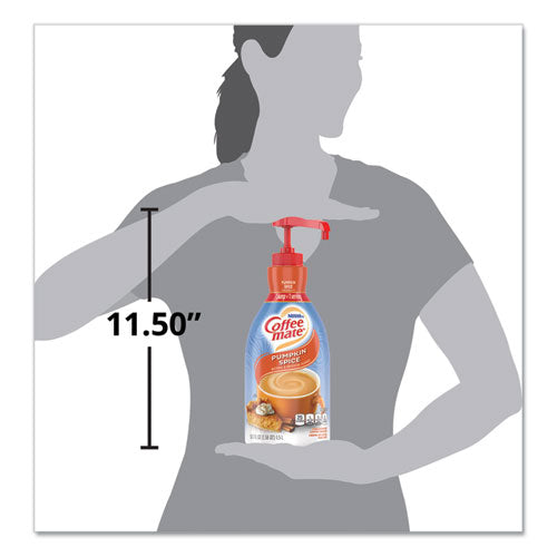 Liquid Creamer Pump Bottle, Pumpkin Spice, 1.5l Pump Bottle