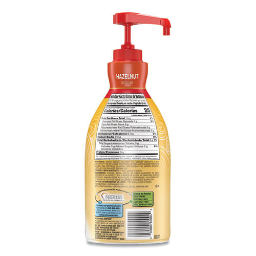 Liquid Coffee Creamer, Hazelnut, 1.5 Liter Pump Bottle, 2-carton